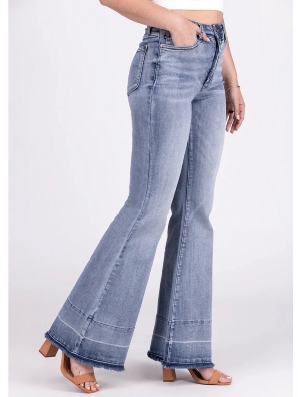 🔥👖NWT 16W Judy Blue High-Rise Flared Women's Denim